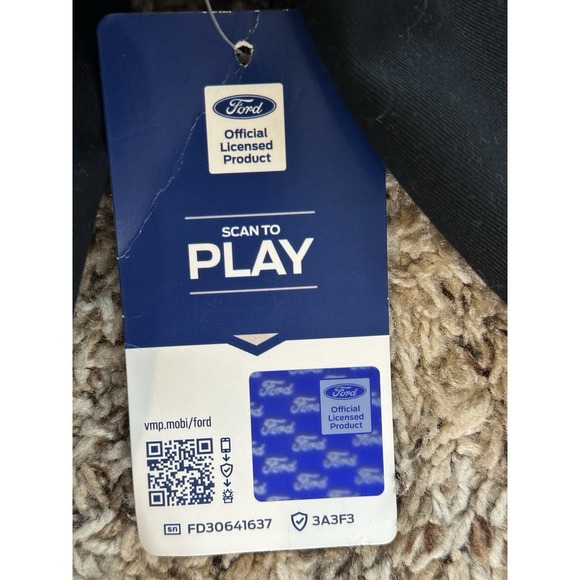 Ford Mustang American Checkered Racing Jacket Men's Size XL Black NEW With Tags - Picture 10 of 12